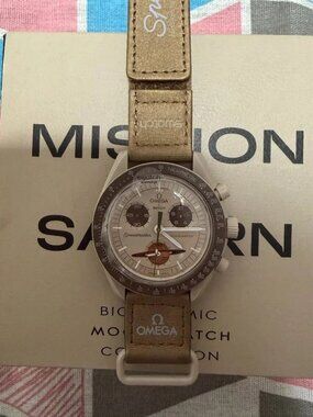 Omega X Swatch MoonSwatch Mission to Saturn Watch
